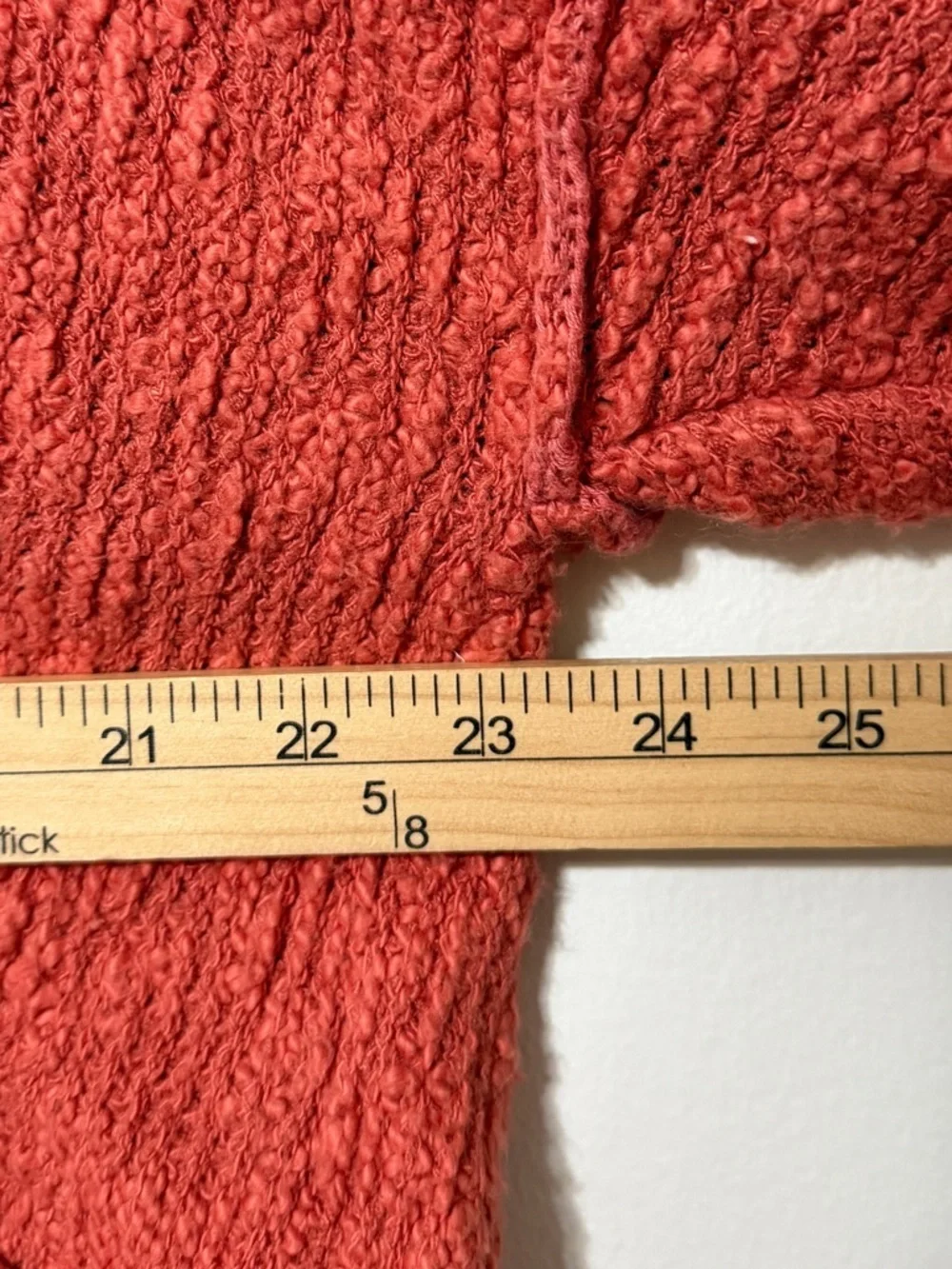 Free People Big Easy Cowl Neck Sweater Small Oversized Burnt Orange Fall EUC